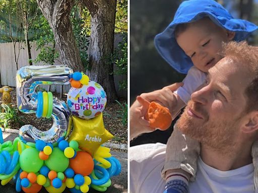 Meghan and Harry throw colourful backyard party for Prince Archie’s 5th birthday
