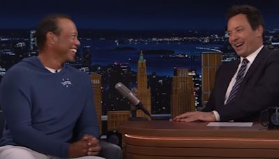 Tiger Woods Tells Jimmy Fallon The Silly Story Of His First Hole-In-One… At 8 Years Old!