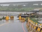 凱米颱風造成多處災情 縣長埔里勘災
