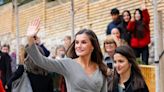 La reina Letizia se rodea de grandes actrices del cine español en Tudela