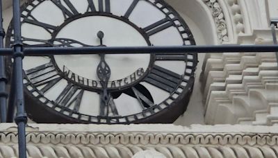 Pigeons damage 135-year-old Charminar clock