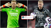 Aaron Ramsdale fires back at reports linking him with transfer away from Arsenal with viral tweet
