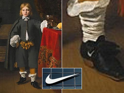 Art fans spot 'time traveller' in 17th century painting wearing Nike trainers