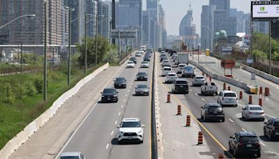 Gardiner eastbound lanes, DVP northbound lanes closed Sunday morning for Toronto Triathlon Festival