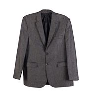 A type of sports coat that is more formal Usually made of solid colors, such as navy or black May be worn with dress pants or jeans Materials may include wool, cotton, or synthetic blends