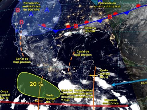 Así será el clima en México hoy 19 de julio tras el monzón mexicano