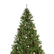 Man-made trees designed to mimic the appearance of real evergreens. Available in a variety of styles, sizes, and colors, including pre-lit options. Durable and reusable, perfect for long-lasting holiday decorations.