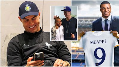 Cristiano Ronaldo breaks world record after Real Madrid announce Kylian Mbappe transfer