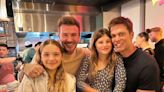 Daddy-daughter dates! Tom Brady and David Beckham share photos from group hang with kids