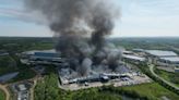 Cannock businesses evacuated as fire engulfs parcel centre on industrial estate