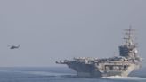 The US Navy's turning to its third carrier strike group as its warships react to Middle East conflicts with no end in sight