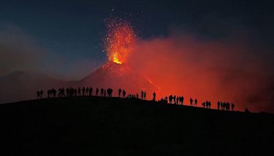 Watch: Mt Etna roars into action with 'cascades' of lava