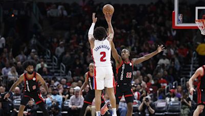 Pistons Star Cade Cunningham Seen Working on Three-Point Shot