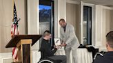 Devin Kachar receives Monroe Exchange Club's highest honor