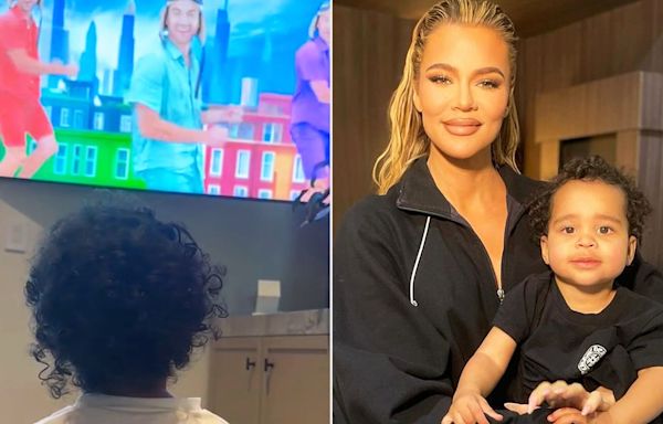 Khloé Kardashian Jokes Son Tatum Is ‘Mesmerized' by 'Danny Go!’ in Adorable Videos