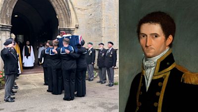 Adventurer who 'named Australia' reburied after remains unearthed during HS2 | ITV News