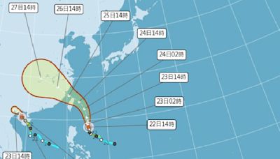 凱米颱風增強為中颱！颱風假機率最快週三上午觸陸不排除登陸宜蘭