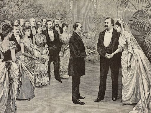 Grover Cleveland, Frances Folsom's wedding: The only U.S. president to marry inside the White House
