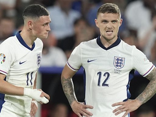 England supporters spotted fuming Foden 'going mad' at Trippier