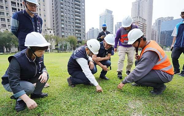 中市市政公園二階草皮活化