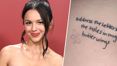 Olivia Rodrigo responds to fan who got a lyric tattooed with a major typo