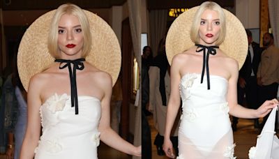 Anya Taylor-Joy Goes Sheer and Strapless in Jacquemus Dress With Romantic Details at Cannes Film Festival for ‘Furiosa’