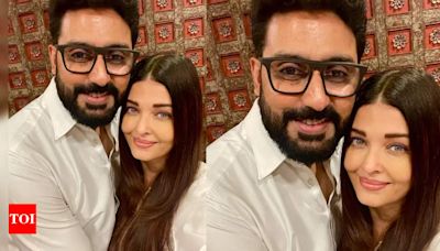 Here's why Abhishek Bachchan's 'like' to a divorce post isn't about marital troubles with Aishwarya Rai | - Times of India