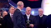 Bobby Charlton receives lifetime achievement award from brother Jack in resurfaced footage