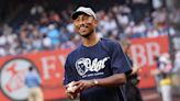 Pharrell Throws First Pitch At Yankees-Mets Subway Series, Talks BBC Collaboration
