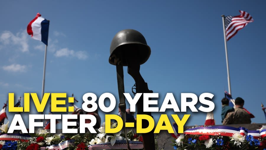 Watch live: Biden speaks at D-Day Anniversary Commemoration Ceremony