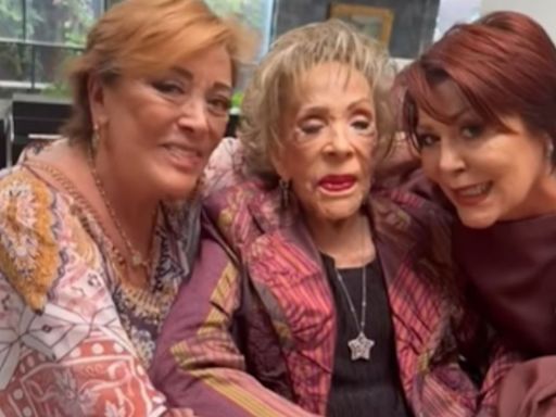 VIDEO: Reaparece Silvia Pinal junto a Alejandra Guzmán y Sylvia Pasquel ¡hasta habló en inglés!