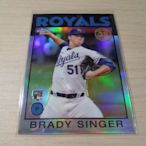 [龍牙小館] 2021 Topps Chrome Brady Singer RC 復古銀亮 特卡