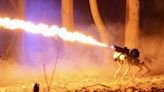 Empresa viraliza ao iniciar vendas de cachorro robô equipado com lança-chamas nos Estados Unidos