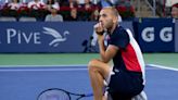 Dan Evans takes first set of tournament off Pablo Carreno Busta but Brit falls