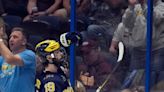 Michigan hockey's Adam Fantilli wins Hobey Baker Award