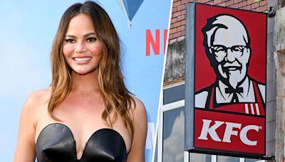 EXCLUSIVE: Chrissy Teigen plans to spend Mother’s Day with a bucket of KFC