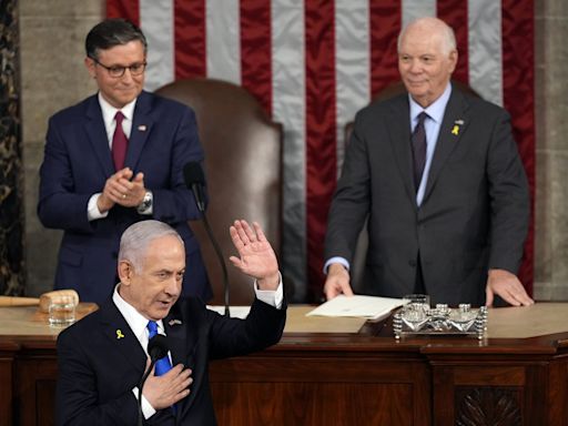 In fiery speech to Congress, Netanyahu vows 'total victory' in Gaza and denounces U.S. protesters
