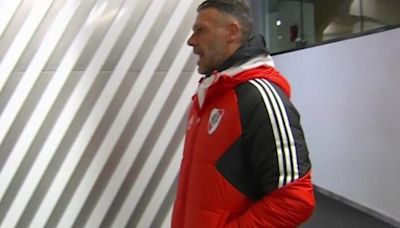 A puro silbidos: el hostil recibimiento de los hinchas de River a Martín Demichelis en el amistoso frente a Millonarios