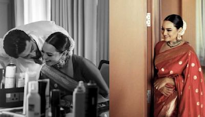 Sonakshi Sinha admires Zaheer Iqbal from afar getting ready for wedding; drops aww-worthy PICS from 'moment in between'