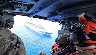 920th Rescue Wing performs dramatic medical rescue at sea from cruise ship in Atlantic