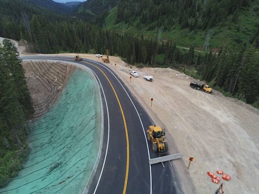 Wyoming highway mountain pass reopens 3 weeks after landslide