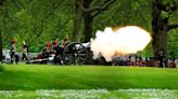 King Charles III's coronation anniversary is marked by ceremonial gun salutes across London