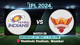 IPL Match Today: MI vs SRH Toss, Pitch Report, Head to Head stats, Playing 11 Prediction and Live Streaming Details