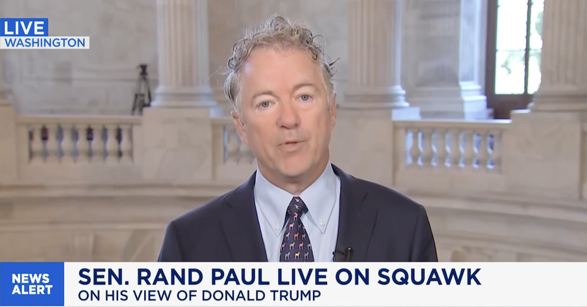 Rand Paul Tells CNBC Why He’s Withholding His Endorsement of Trump: ‘I’m a Deficit Hawk’