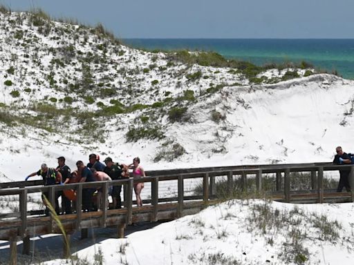 Back-to-back shark bites cause Florida county to close waters