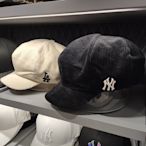 下殺 免運 精品 正品 促銷韓國MLB帽子男女條絨貝雷帽簡約ins潮牌韓版2020新款專柜正品CPVS