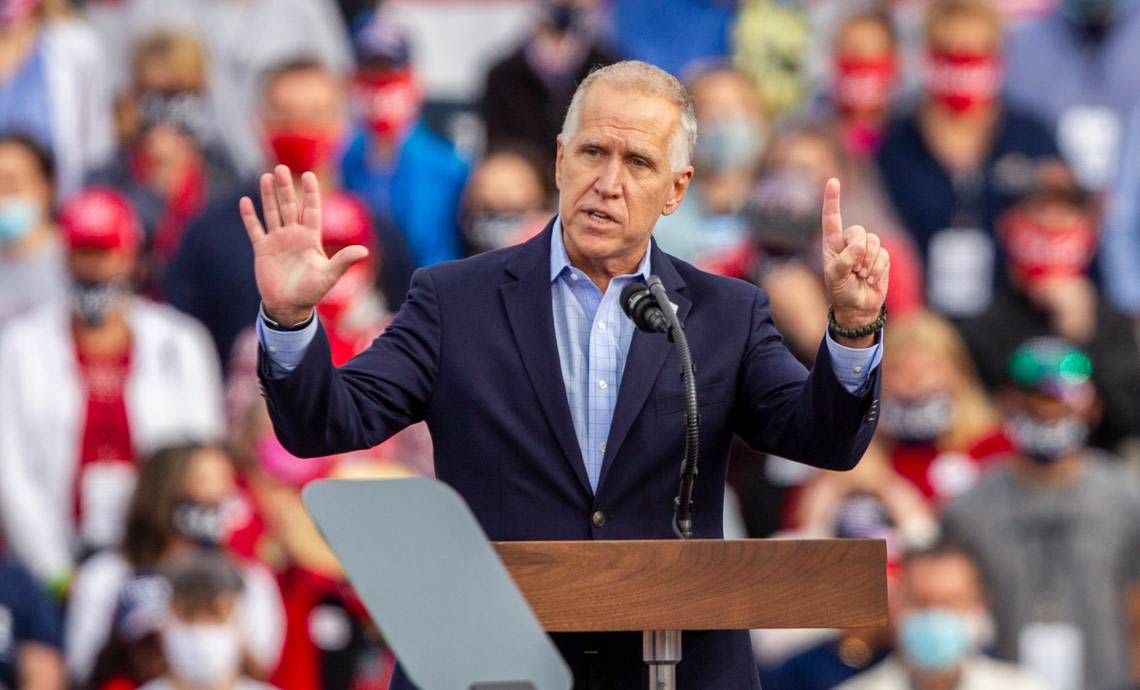 Sen. Tillis embraces VP pick, party platform at RNC, despite NCGOP censure