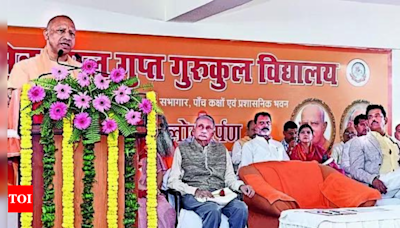 Yogi Adityanath advocates education and spirituality for true freedom in UP's Gorakhpur | Varanasi News - Times of India