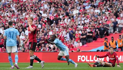 Man City vs Man United LIVE: FA Cup final latest updates as Jeremy Doku scores late on as City chase comeback