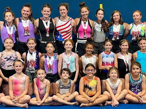 Local gymnasts bring home the hardware from prestigious meets